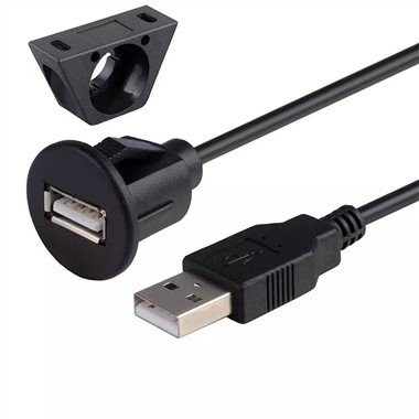 USB2.0 Panel Mount Cable